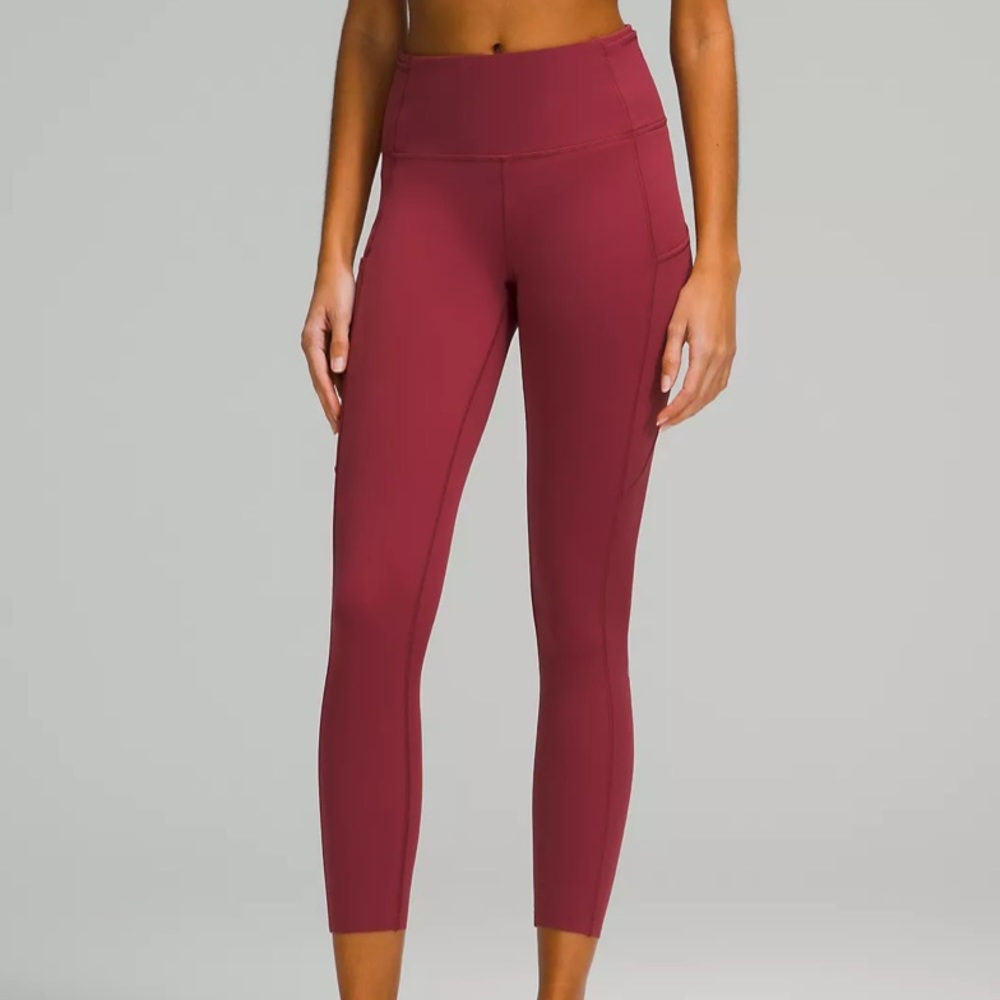 Lululemon Fast & Free High Rise Brushed Tights 25”